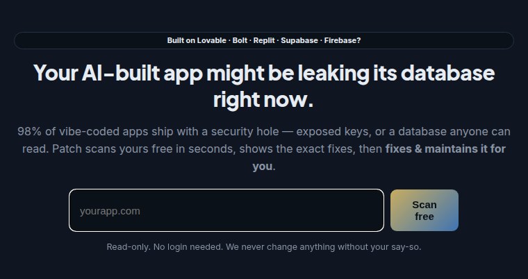 Patch application exposure scanner